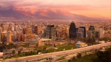 Santiago at sunset